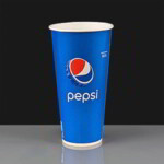 22oz Pepsi Cold Drink Paper Cup