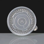 Plastic Lid for 26oz Kraft Heavy Duty Paper Soup Container 