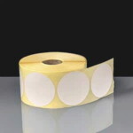 Round 50mm White Thermal Labels (1000)