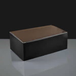 Large Black Food Box