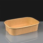 500cc Kraft Rectangular Salad Container / Box
