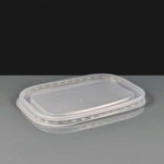 PP Lid for Kraft Rectangular Salad Bowls