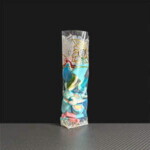 100mm x 220mm DENTELLE FLEURS Block Bottom Bags - Card Base