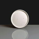 Vented White Paper Lid for 8oz & 12oz Soup Containers
