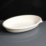 32oz Oval Compostable WorldView Take Away Containers