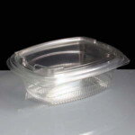 500cc Anson Fresco Clear Hinged Salad Containers