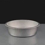 i2r 1200ml Silver Round Aluminium Bowl 196 x 55mm