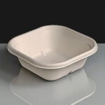 BioPak 280ml White Biocane Takeaway Container