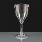 BB109-1CL CE 255ml Polycarbonate Wine Glasses CE Lined at 175ml