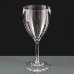 BB143 CE Large Polycarbonate Wine Glass Lined at 125, 175 & 250ml