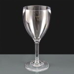 BB143-1CL CE 312ml Large Polycarbonate Wine Glass CE Lined at 250ml