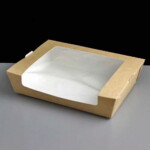 Compostable Windowed Salad Box Large - 39oz/ 1100ml (300)