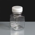 125ml Square PET Juice Bottle with T/E Cap - Box of 384