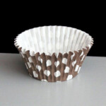 Brown Polka Dot Cupcake Cases Pack of 180