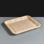 BioPak Natural Biocane Produce Tray 6x5 