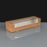 Windowed Kraft Pie or Tart Boxes 9x3x2