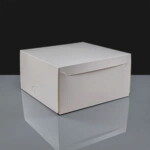 Folding Cake Boxes - Plain 10x10x5