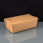 25oz Economy Leak-Proof Food Carton No.6a Brown