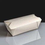 White Leak-Proof Food Carton No.6a - 25oz - Box of 675
