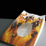 Paper Bag for Hot Chicken with Film Window