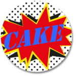 Custom Round Gloss Label - Comic Style 5 (Roll of 25)