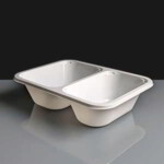 Faerch CPET Evolve 2 Compartment White DOT | Sale