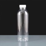 750ml Round Plastic rPET Juice Bottle with Tamper Evident Cap