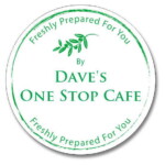 Custom Round Gloss Label - Freshly Prepared For You - White (Roll 25)