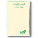 Freshly Made For You Rectangular Labels 60x90mm Pack of 1000