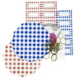 Gingham Red / Blue 1Lb Preserve Set Approx 20