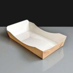 Huhtamaki Taste Croissant Tray with PET Film 'Sneezeguard'