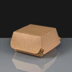 Standard Kraft Clam Shell Burger Box 4oz