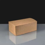 Kraft Medium Compostable Chicken Box 178 x 105 x 70mm