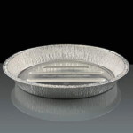 Large Oval Disposable Foil Roasting Tray