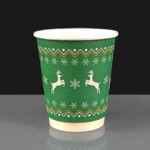 8oz Green Christmas Jumper Cup