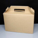 Large BROWN Carrypack / Handled Food Box - Box of 125