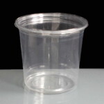 24oz (600ml) PET Deli Pot (Lid Sold Separately)