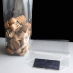 170mm x 320mm Silver Block Bottom Bags