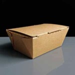Small Microflute Hinged Hot Box - 26oz 
