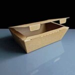 Large Microflute Hinged Hot Box 1200ml / 36oz 