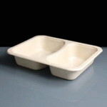 Novato B227/44-2 Two Compartment Trays 227 x 178 x 44