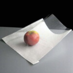 250x250mm White Clear Fronted Paper Bags