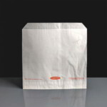 215 x 215mm Grease Resistant White Paper Bags