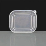 i2r Clear Rectangular Plastic Lids for 500ml Trays