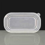 i2r Clear Rectangular Plastic Lids for 670ml Trays