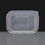 i2r Clear Rectangular Plastic Lids for 1000ml Trays