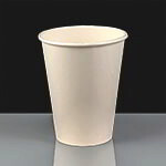 12oz Plain White Paper Cup