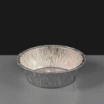 Round Deep Pie Foil - Rolled Edge