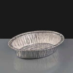 Large Oval Deep Foil Steak & Kidney' Pie Dish - Rolled Edge