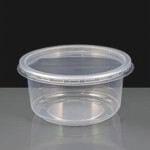 350ml Deli Pot Clear and Lid
